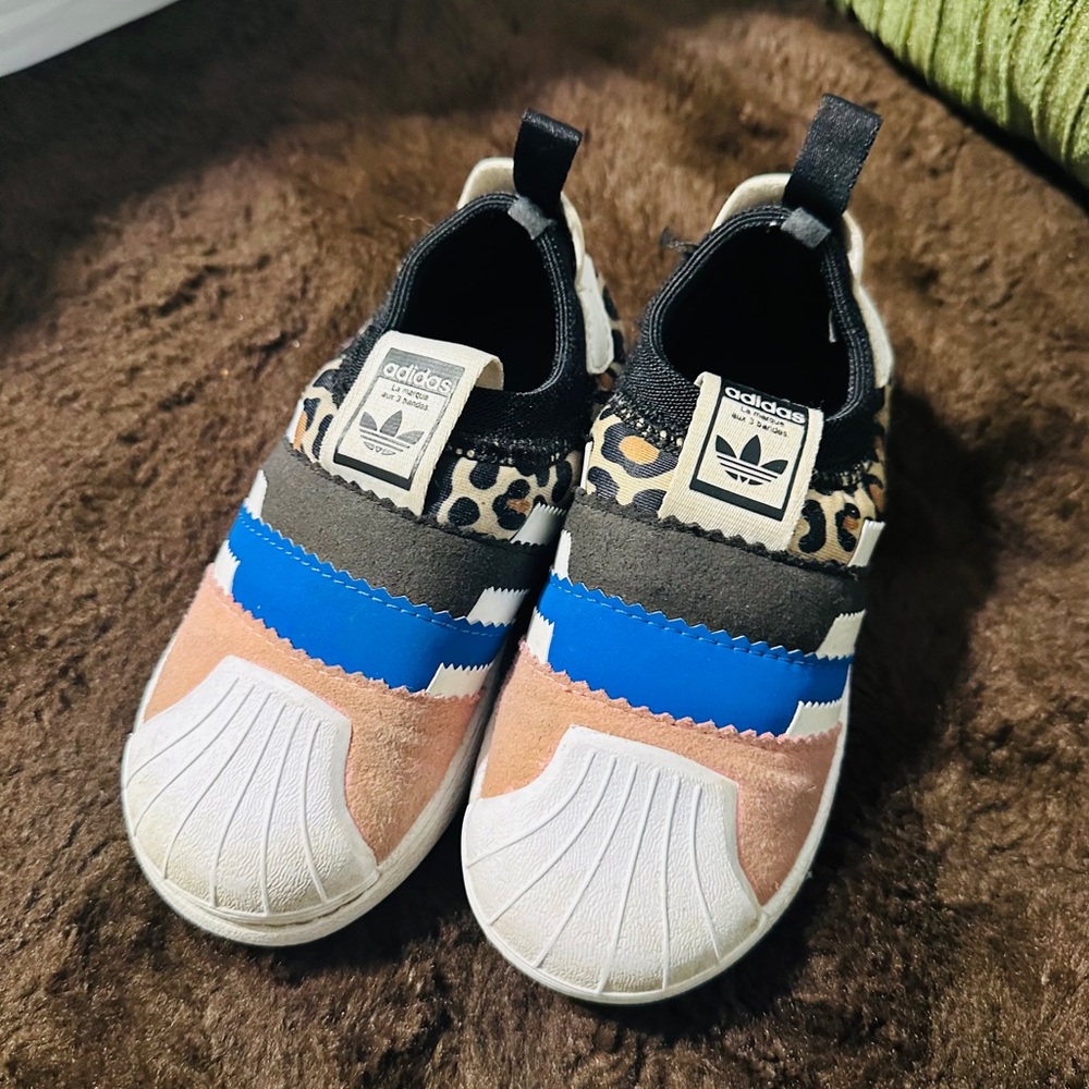 Adidas Kids' Multicolor Slip-On Shoes